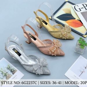 Lilas bridal low Heels