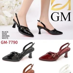 Double buckle  bridal heel.